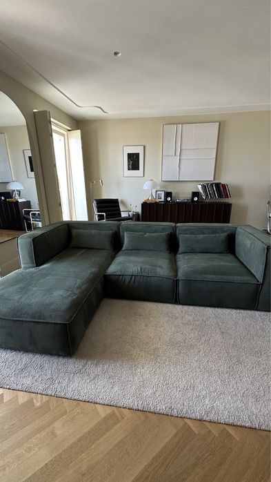 Sofa verde The Masie
