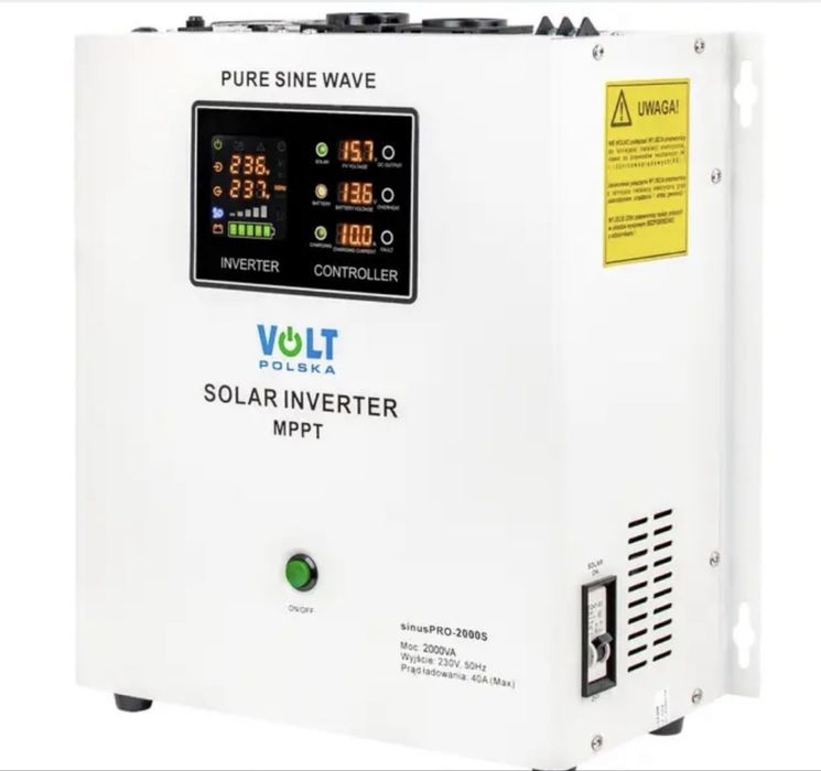 Гібридний сонячний інвертор Volt Polska Sinus PRO 2000 S