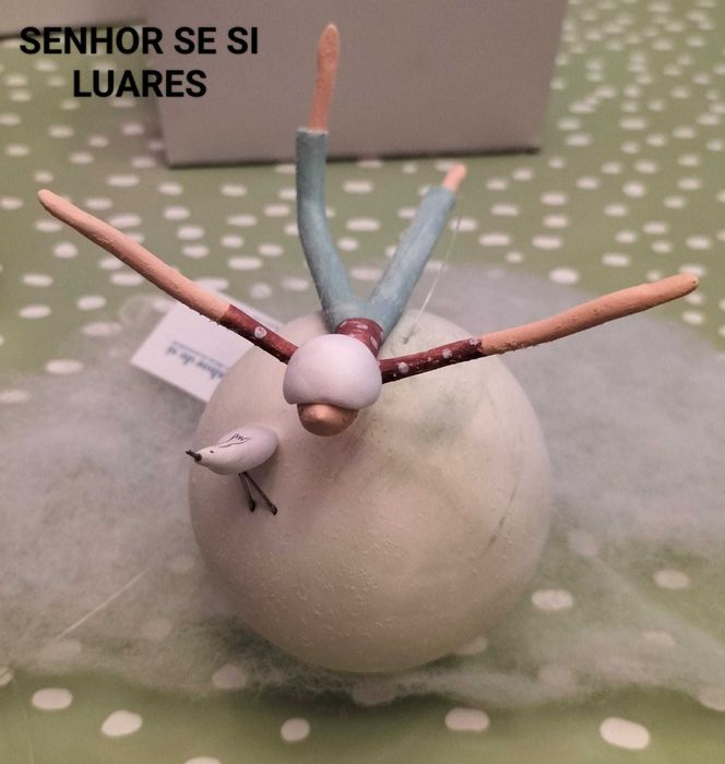 Peça decorativa - Senhor de Si - Suspiro e Luares - trabalho artesanal