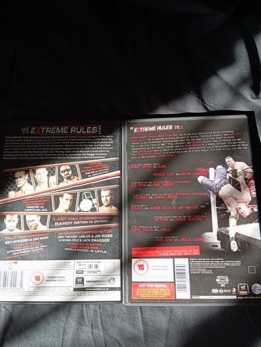DVDs WWE wrestling