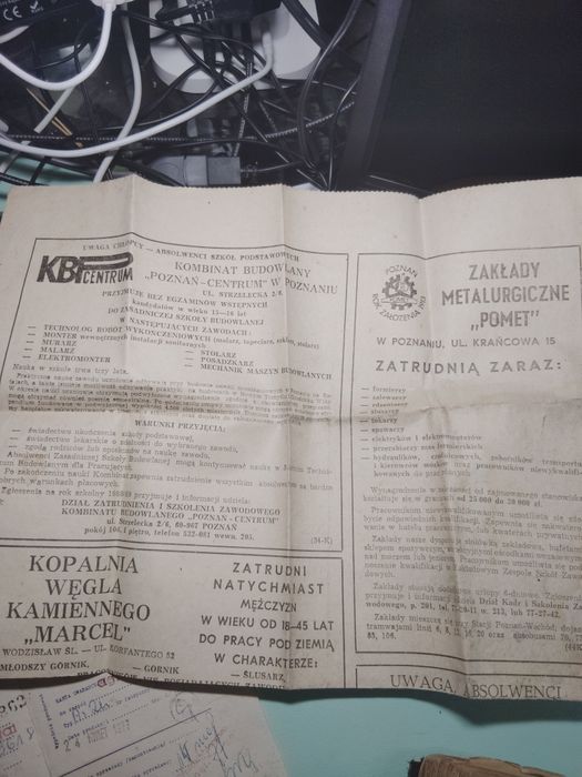1959 stare papiery Gamrat Jasło stara Biblia 1923 rok