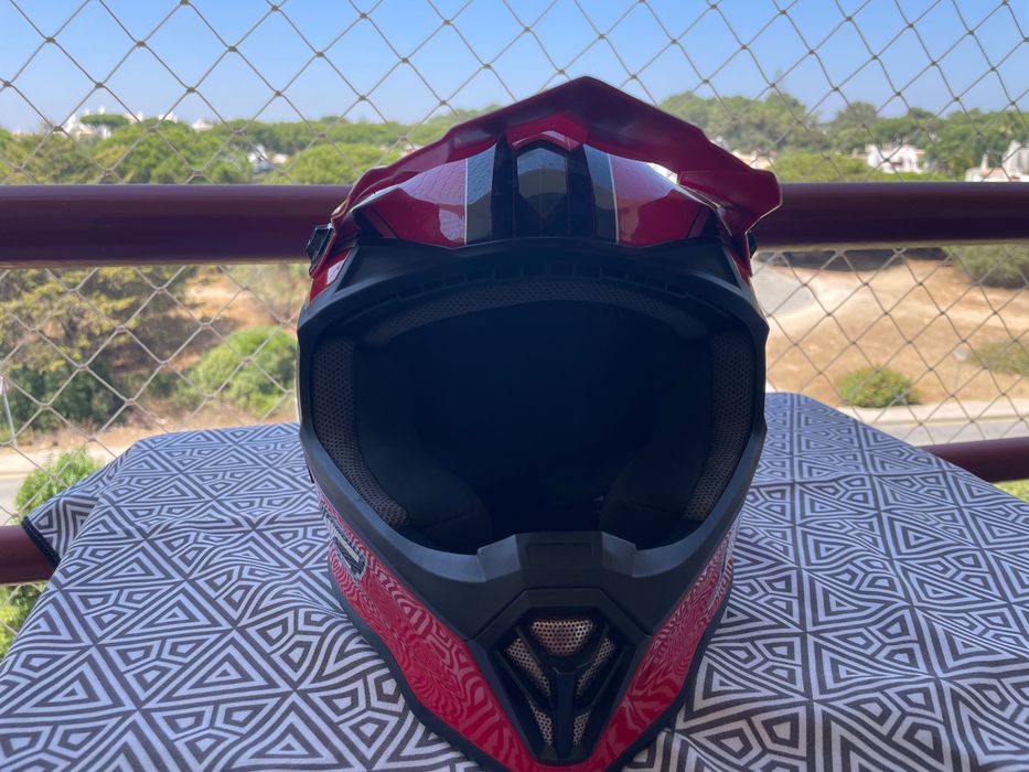 Capacete Motocross Criança 6-8 anos Wulf (original)