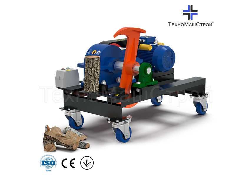 Дровокол редукторний «ДК-600» (електродвигун). Колун дров.