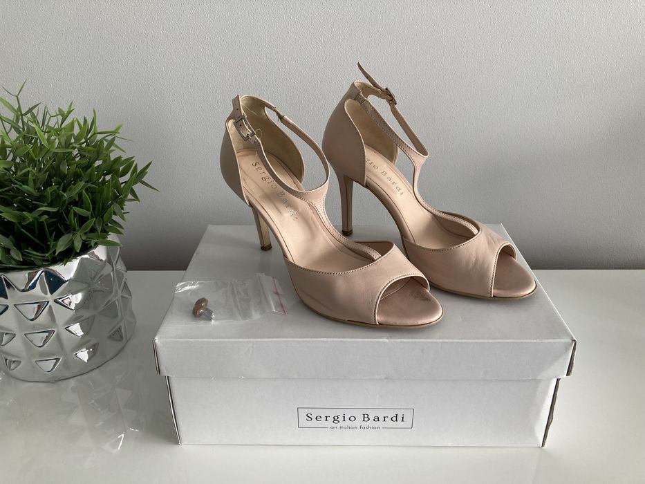 Sandały skórzane, sandałki Sergio Bardi