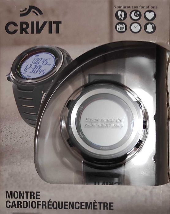 7-в-1, Годинник з монітором пульсу CRIVIT,цікава "іграшка"