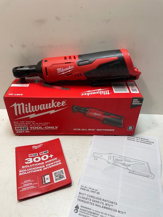 Milwaukee 2457-20 M12 3/8/Кутова аккумуляторна трещітка мілвоке 12в