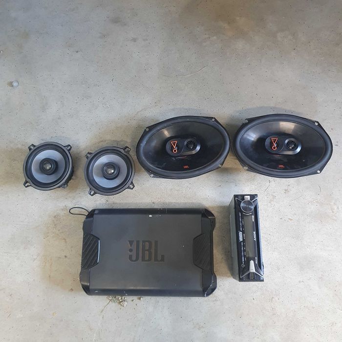 Jbl wzmacniasz głosniki radio sony