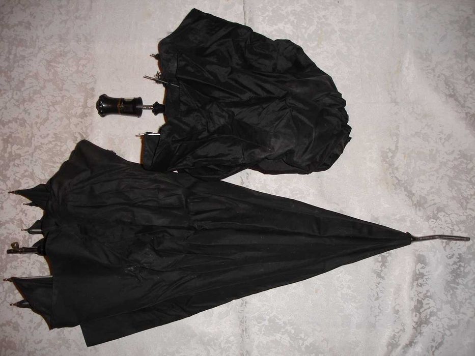 ЗОНТ/парасоля чорний (півавтомати і тростина) - на з/ч. 3 парасолі.