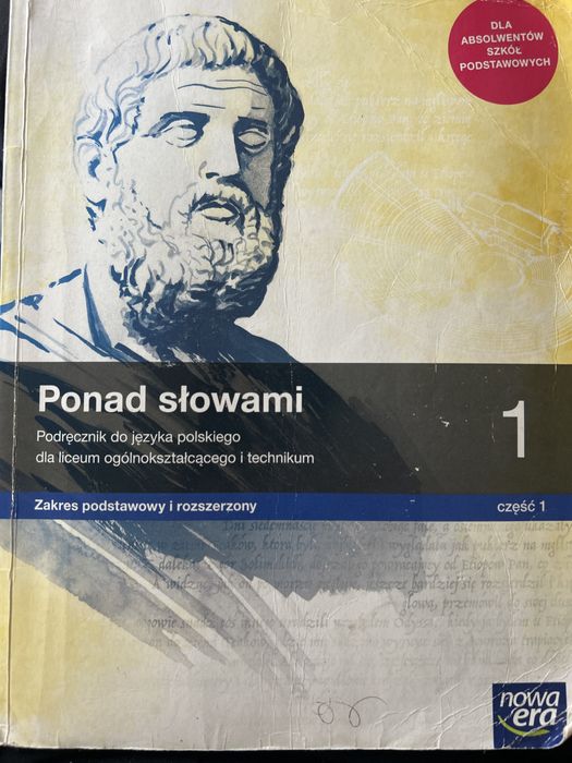 Ponad słowami 1 część 1 Język polski