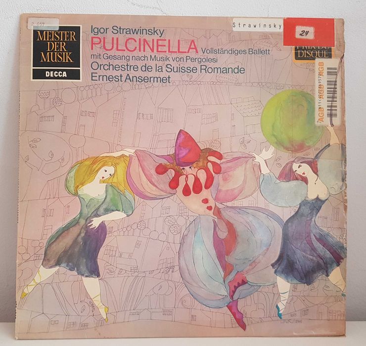 Winyl Igor Strawiński Stravinsky Strawinsky Pulcinella Ernest Ansermet
