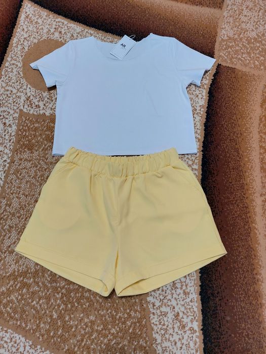 НОВЫЙ летний костюм, комплект, шорты+футболка