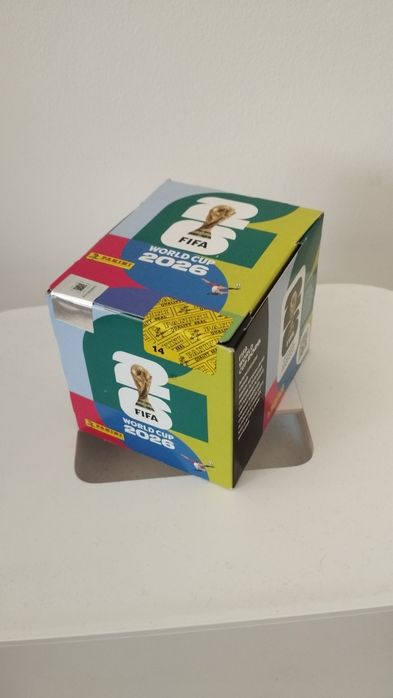 Caixa 50 Saquetas Mundial Futebol Cromos 2026 - Panini