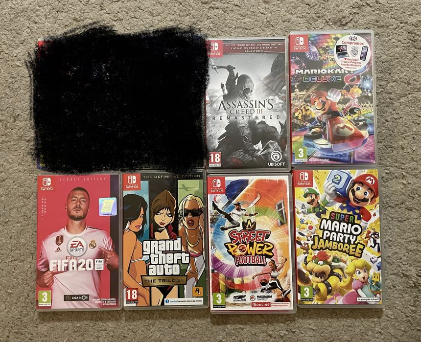 Mega lote jogos nintendo switch
