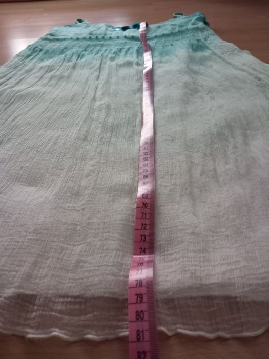 Letnia sukienka turkus ombre S/M