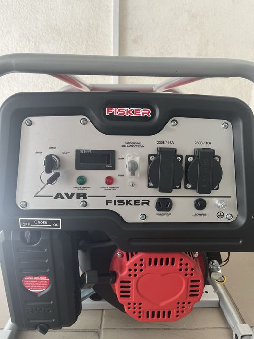 Генератор бензиновий Fisker Fsgg3133CE, 3.3 кВт,Електричний стартер