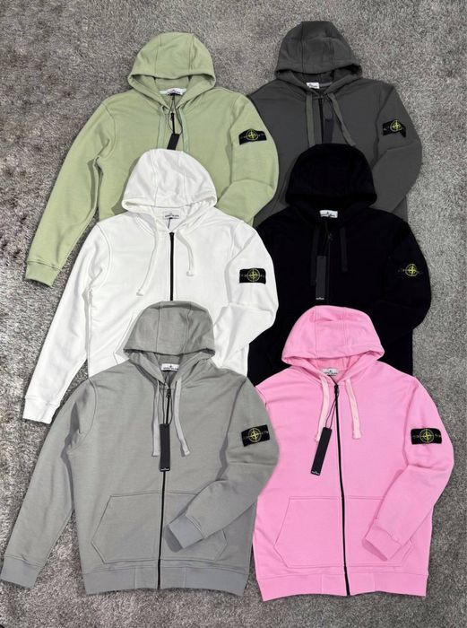 Bluza Stone Island z dekoltem na zamek