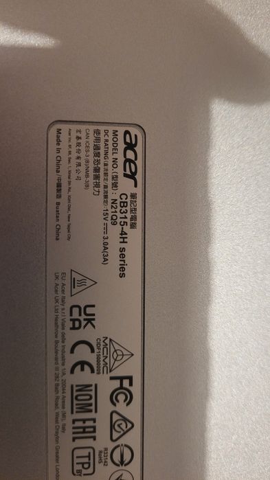 Sprzedam chromebook Acer 315 15.6" stan idealny