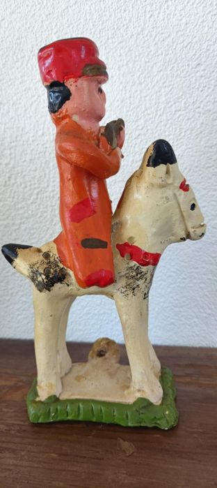 Boneco barcelos antigo apito e paliteiro