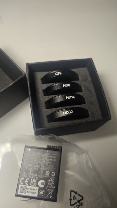 Bateria + nd filtros dji action 5 pro