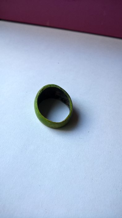 Anel verde de côco (portes incluídos)