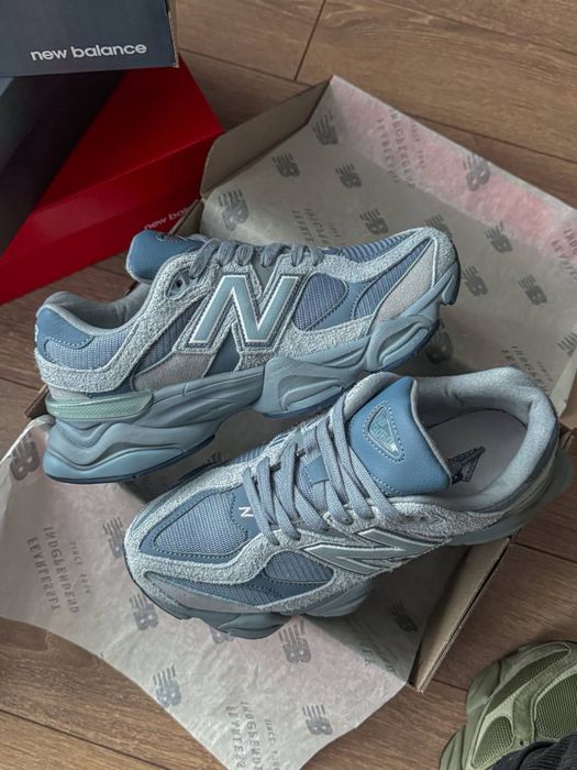 Чоловічі спортивні кросівки New Balance 9060 blue нью баланс сині  блакитні