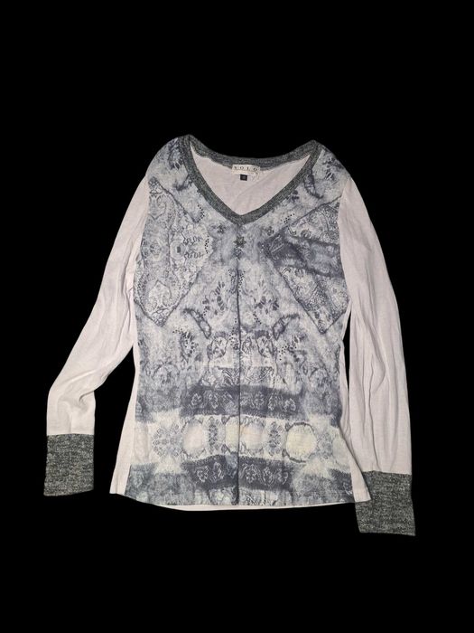 Bluzka boho styl Solo r. 40 zdobienia