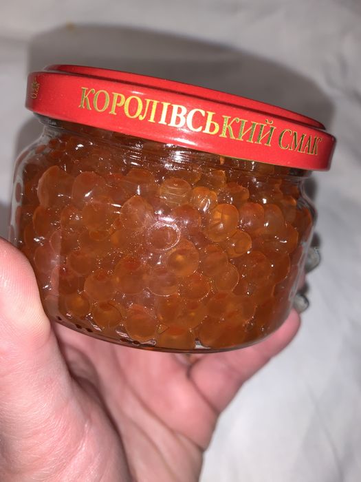 Натуральная красная икра кеты