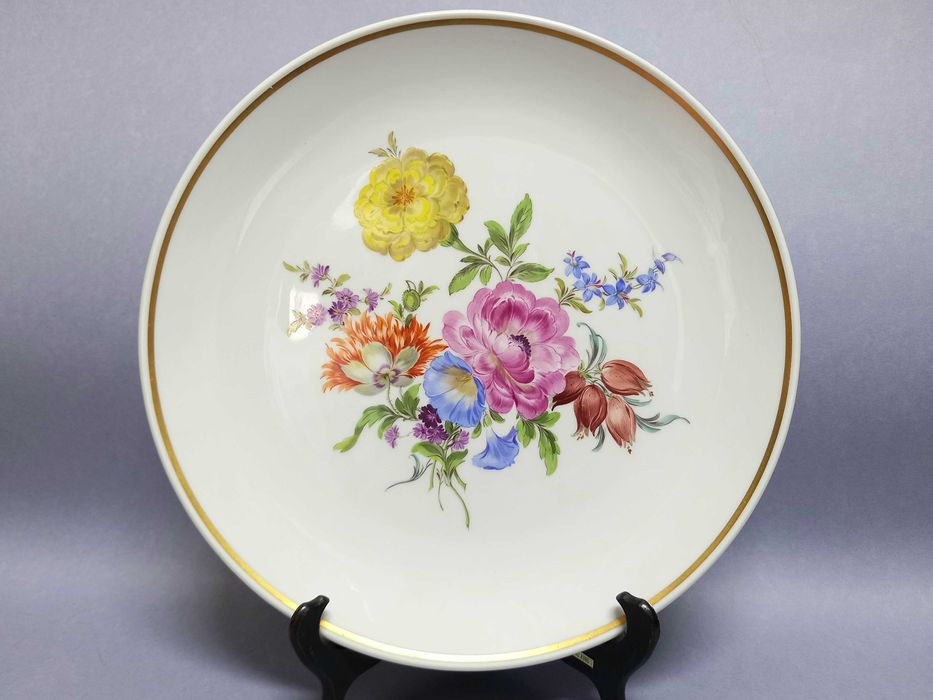 Naścienny talerz, Miśnia Meissen, lata 50-te 25,5cm