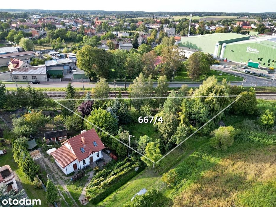 Uzbrojona działka budowlana z MPZP w Gniewkowie