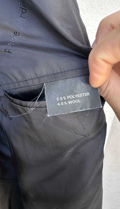 Marynarka wełniana PIERRE CARDIN dwurzędowa elegancka r. XL (46)