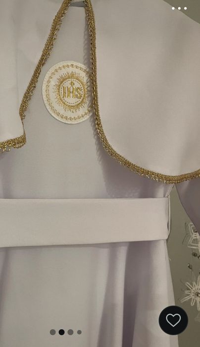 Alba torebka wianek komunia