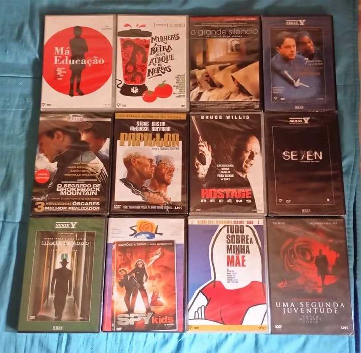 24 DVDs (Novos/Selados)