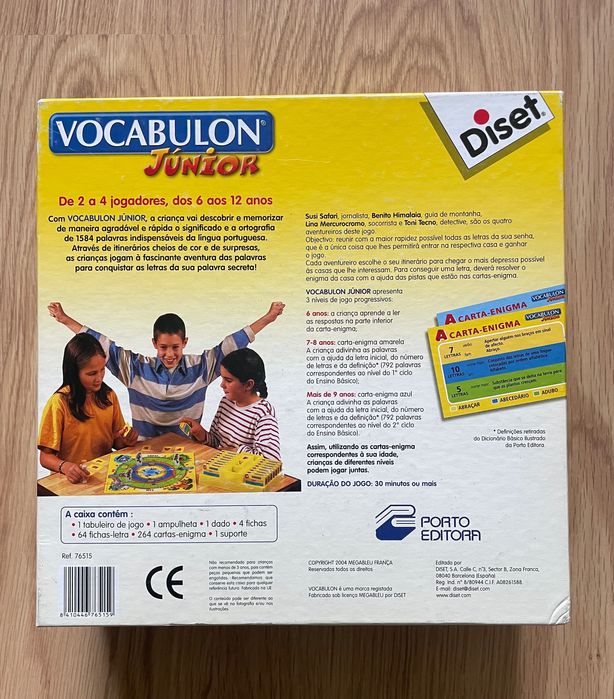 Jogo de Tabuleiro o Fascinio da Aventura das Palavras