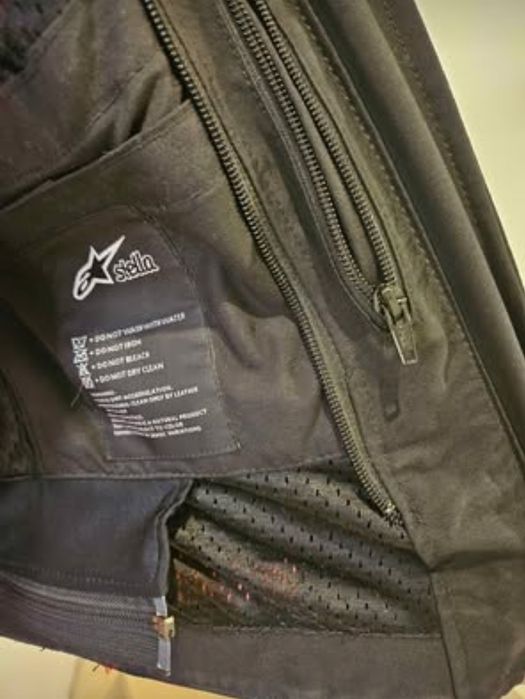 Casaco de mota de cabedal Alpinestars mulher