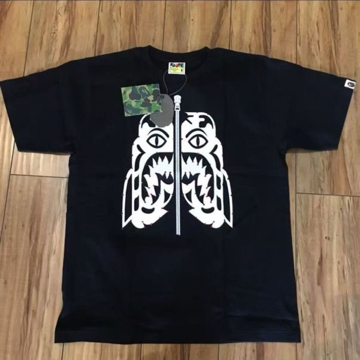 Футболка Bape tiger black/white