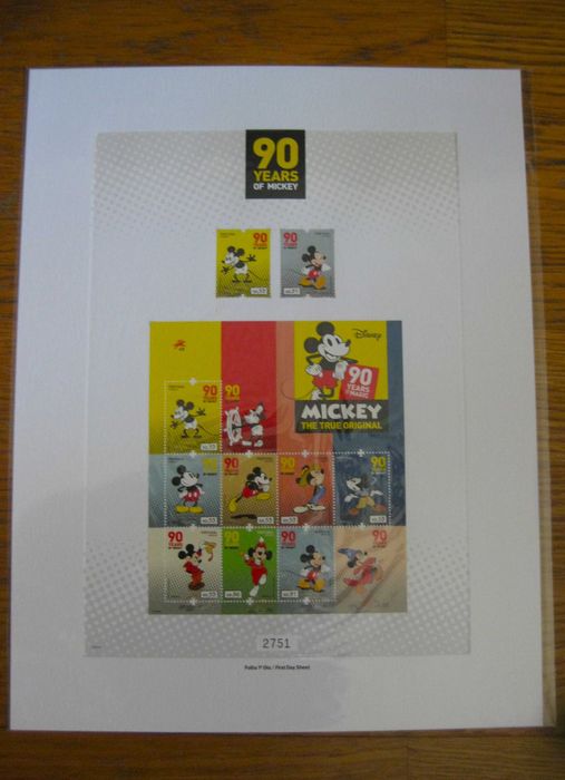 Folha Especial 90 Anos do Mickey nº 2751