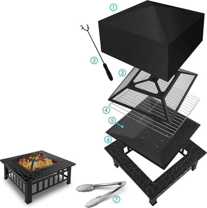 Fire Pit 3 em 1 NOVO