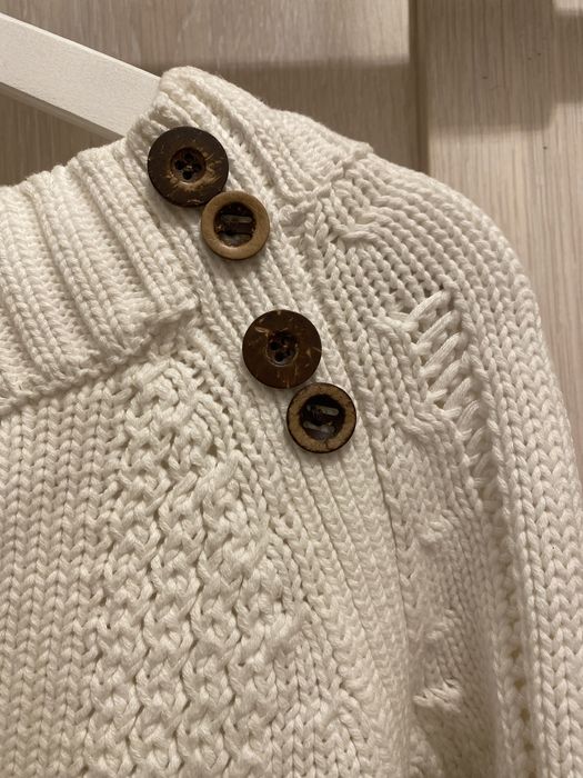 Biały sweter Next roz. 38 bawełna 100%