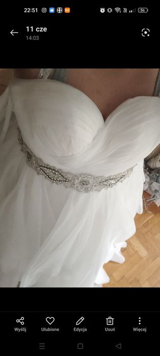 Sukienka ślubna księżniczka m-xl gorset