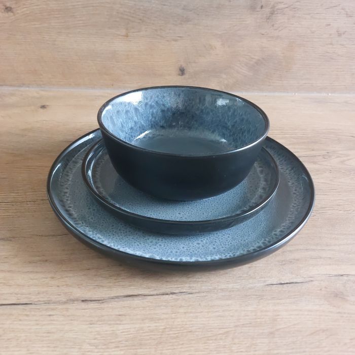 Pure Living Ibiza 18 Częściowy Zestaw Naczyń Kamionkowych Dla 6 Osób