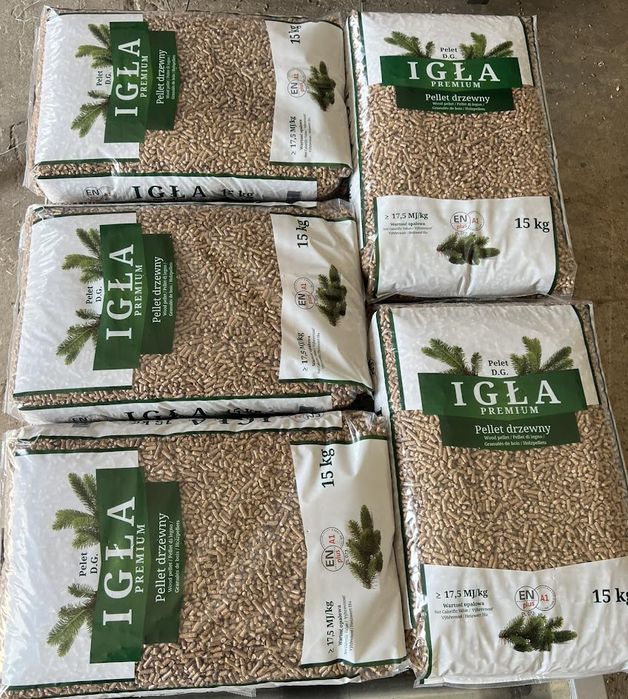 Pellet sosnowy En A1plus premium certyfikat transport winda