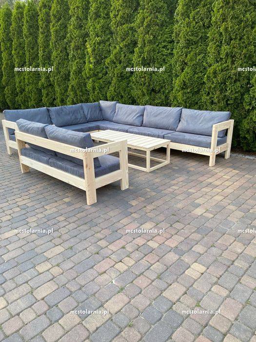 Komplet ogrodowy zestaw mebli ogrodowych hamak ogrodowy poduszki