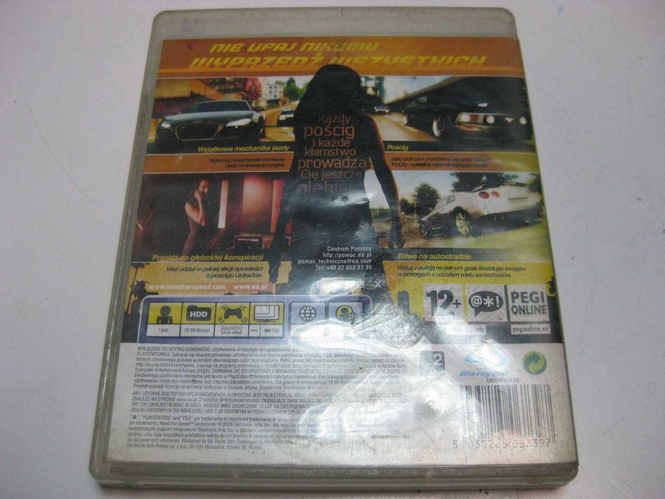 Gra na PS3 PlayStation 3 Need for Speed Undercover