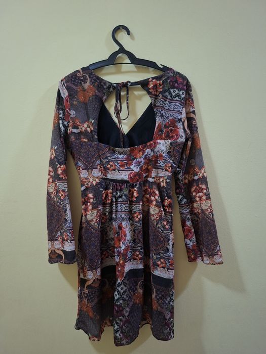 Vestido castanho Primavera / Outono