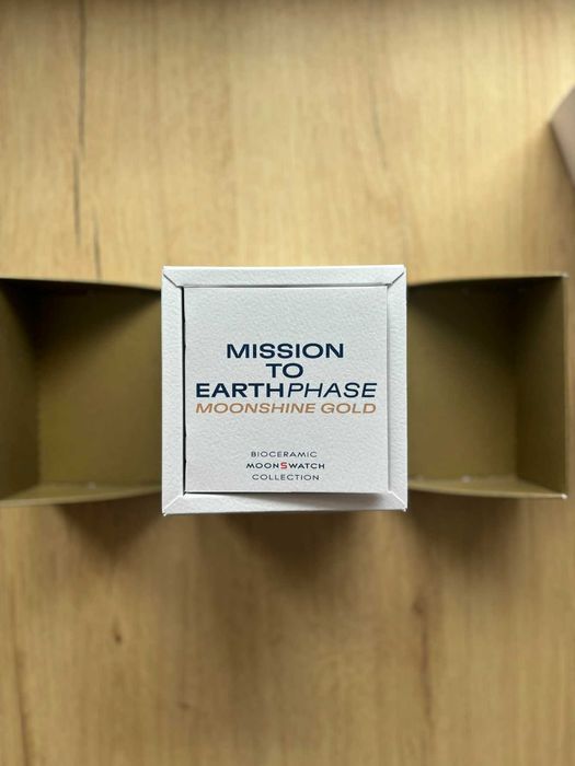 Omega x Swatch Bioceramic Moonswatch Mission To Earthphase Moonshine Gold Nowy Kolekcjonerski