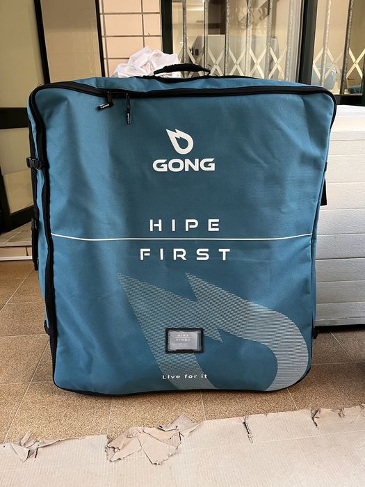 Prancha Wing foil / Sup foil insuflável Hipe First 6.6 com 155L da Gong