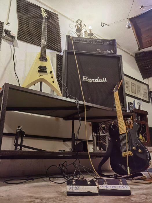 Raro Amplificador 120w alto ganho Randall Metalica  KH-120 Black