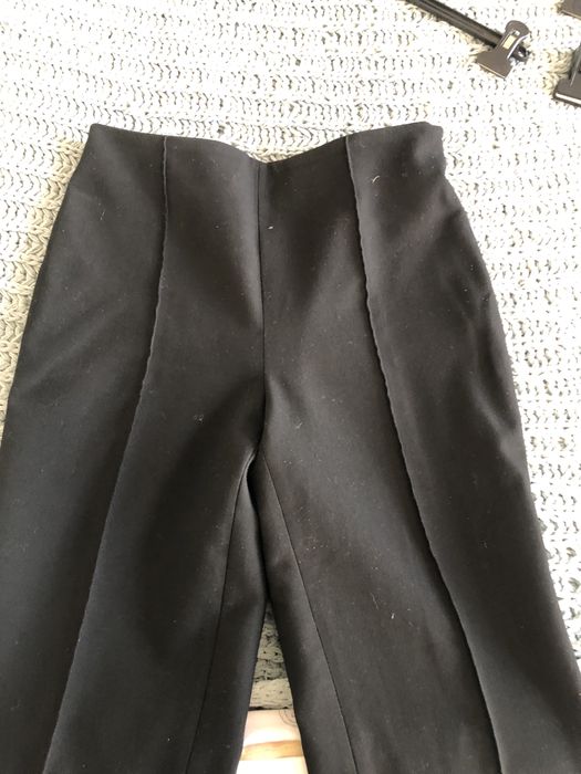 Czarne spodnie wysoki stan zara w bdb stanie uniweesalne