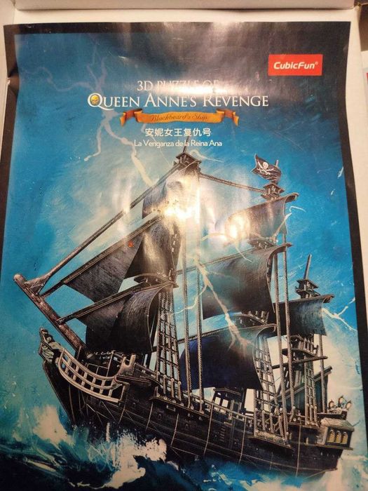 Cubic Fun /3d Puzzle of Queen Anne's  Revenge