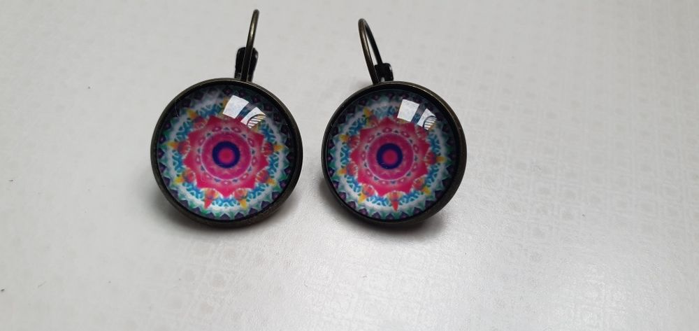 Kolczyki retro stylowe